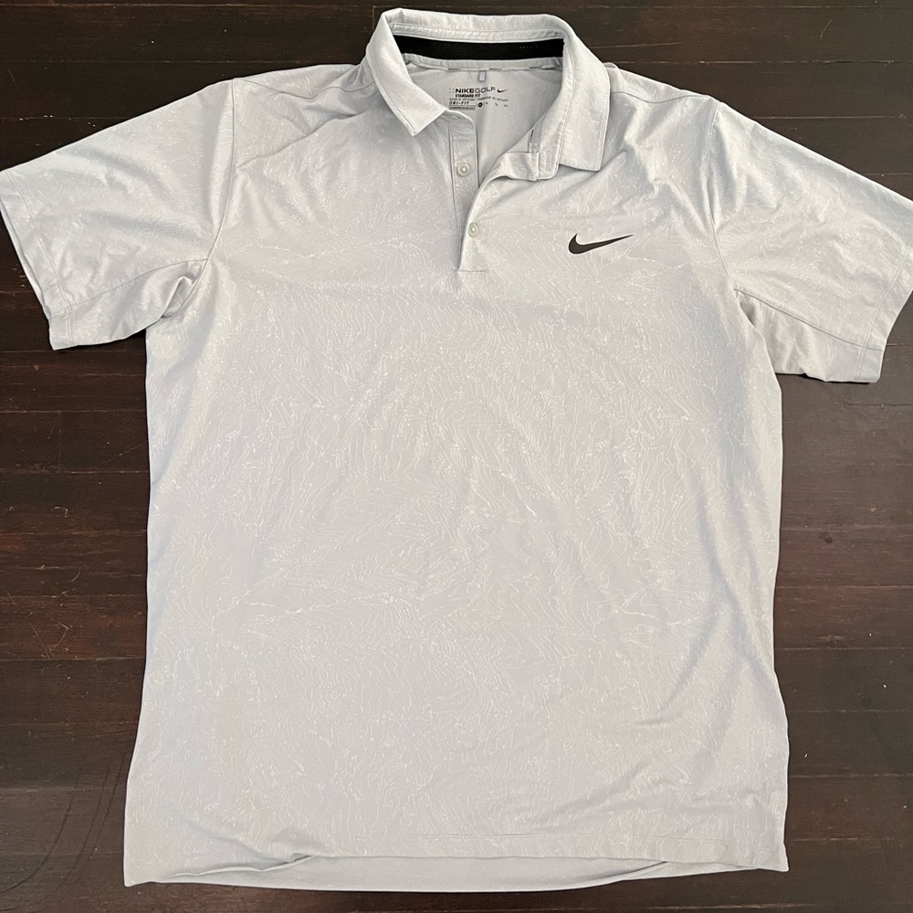 Nike Mens Mobility Emboss Golf Polo